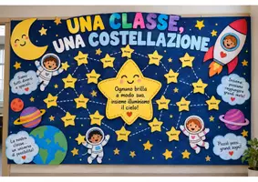 anteprima - Materiale di supporto/inclusione - Materiale per Accoglienza - Una classe, una costellazione! - Pagina di copertina