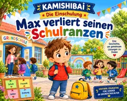 Vorschau - Bildkarten - Kamishibai – Max verliert seinen Schulranzen | Schulanfang - Deckblatt