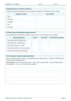 Vorschau - Arbeitsblätter - Arbeitsblatt Englisch Klasse 9 – Erweiterte Formen der indirekten Rede verwenden - Seite 2