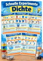 Vorschau - Arbeitsblätter - Dichte & Auftrieb – 5 schnelle Experimente Physik - Deckblatt