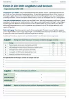 Vorschau - Interaktives Material - Sommer in der DDR und BRD Alltag Ferien und Reisen vergleichen Klasse 7 bis 10 - Seite 1
