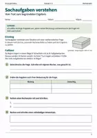 Vorschau - Arbeitsblätter - Sachaufgaben verstehen Arbeitsheft Klasse 5 bis 6 - Deckblatt