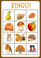 Vorschau - Spiele - Bingo Herbst Zuordnungsspiel Wortschatz - Seite 3