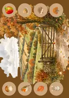Vorschau - Fördermaterial/Inklusion - Herbst Suchbild Wortschatz Sprachspiel - Deckblatt
