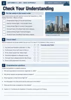 Vorschau - Arbeitsblätter - 9/11 - What happened (reading, comprehension) - Seite 2