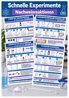 Vorschau - Arbeitsblätter - Nachweisreaktionen – 5 schnelle Experimente Chemie - Deckblatt