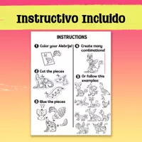 Vista previa - Manualidades / Dibujos para colorear - ¡Arma tu propio Alebrije! | Actividad Creativa - página 1