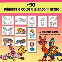 Vista previa - Manualidades / Dibujos para colorear - ¡Arma tu propio Alebrije! | Actividad Creativa - página 2