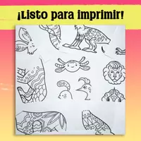 Vista previa - Manualidades / Dibujos para colorear - ¡Arma tu propio Alebrije! | Actividad Creativa - página 3