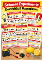 Vorschau - Arbeitsblätter - Elektrizität & Magnetismus: 5 schnelle Experimente - Deckblatt