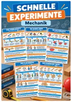 Vorschau - Arbeitsblätter - Mechanik – 5 schnelle Experimente Physik - Deckblatt