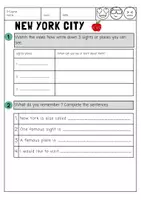 Vorschau - Arbeitsblätter - NEW YORK WORKSHEET - Deckblatt