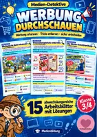 Vorschau - Unterrichtsreihen - Materialpaket Medienkompetenz – Internet, Fake News & Werbung 3/4 - Seite 1