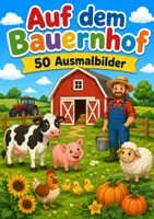 Vorschau - Arbeitsblätter - Bauernhof: 50 Ausmalbilder für Klasse 1 - Deckblatt