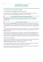 Vorschau - Arbeitsblätter - Erweiterung Kern-Hülle-Modell von Rutherford + Neutronen Atommodell - Seite 1
