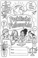 Vorschau - Arbeitsblätter - 2x Deckblatt Praktische Philosophie 7-8 Jugendliche Philosophen - Deckblatt