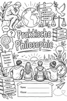 Vorschau - Arbeitsblätter - 2x Deckblatt Praktische Philosophie 9-10 Denker - Deckblatt