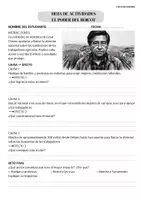 Vista previa - Hojas de trabajo - Impacto Hispano: Biografías, Comprensión Lectora y Pensamiento Crítico | Secundaria - página 3