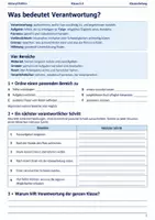 Vorschau - Arbeitsblätter - Verantwortung übernehmen Arbeitsheft Klasse 5 bis 6 Schulstart Material Gruppe Raum und Gesprächskultur - Seite 1