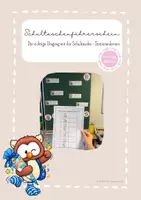 Vorschau - Stationenlernen - Schultaschenführerschein Eulenklasse - Deckblatt