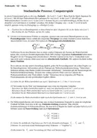 Vorschau - Arbeitsblätter - Stochastische Vorgänge: Zustandsvektoren, Übergangsmatrizen und Prozessdiagramme (+Lösung) - Seite 1