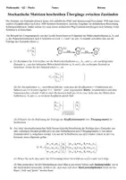 Vorschau - Arbeitsblätter - Stochastische Vorgänge: Zustandsvektoren, Übergangsmatrizen und Prozessdiagramme (+Lösung) - Seite 3