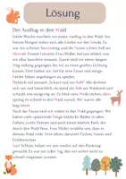 Vorschau - Arbeitsblätter - Fehlertext Wald - Seite 1
