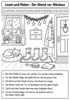 Vorschau - Arbeitsblätter - Nikolausgeschichten zum Lesen und Malen - Seite 2