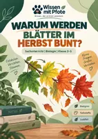 Vorschau - Arbeitsblätter - Sachunterricht: Warum werden Blätter im Herbst bunt? - Deckblatt