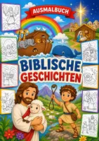 Vorschau - Arbeitsblätter - Biblische Geschichten: 30 Ausmalbilder - Deckblatt