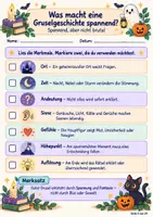 Vorschau - Stundenentwürfe - Gruselgeschichten schreiben – Halloween-Schreibwerkstatt mit Differenzierung | Deutsch Klasse 3–6 - Seite 2