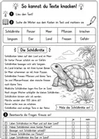 Vorschau - Arbeitsblätter - Lesen Lesestrategien Schlüsselwörter markieren - Seite 2