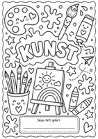 Vorschau - Arbeitsblätter - Deckblatt Kunst - Deckblatt