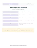 Vorschau - Arbeitsblätter - Gruppenarbeit Tiere als Mit-Lebewesen sofort einsetzbar - Seite 3