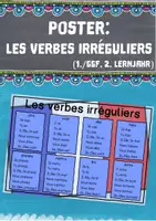 Vorschau - Poster - Poster: les verbes irréguliers (1. / ggf. 2. Lernjahr) - Deckblatt