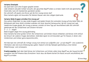Vorschau - Spiele - HAUSWIRTSCHAFT Ratespiel (5 Hinweise - 1 Begriff) : Errätst du die Lebensmittel und Küchenbegriffe? Schulanfang/Backtoschool Aktivität - Seite 2