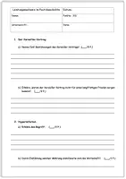 Vorschau - Klassenarbeiten - Leistungsnachweis - Weimarer Republik - Deckblatt