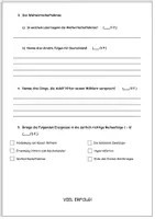Vorschau - Klassenarbeiten - Leistungsnachweis - Weimarer Republik - Seite 1