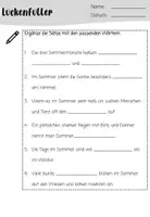 Vorschau - Unterrichtsreihen - Der Sommer - Wetter, Tiere und Pflanzen - Seite 3