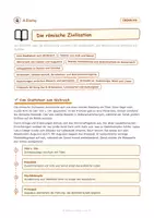 Vorschau - Unterrichtsreihen - Klasse 6 · Geschichte · Römische Zivilisation - Seite 1