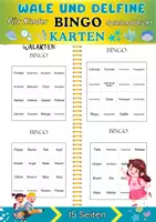 Vorschau - Spiele - Wale und Delfine Bingo Karten: Grundschule - Deckblatt