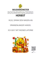 Vorschau - Stundenentwürfe - BOOMWHACKERS IM HERBST – 3 einfache Herbstslieder mit Farbkreisen - qlixu - Seite 1