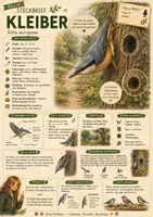 Vorschau - Arbeitsblätter - Kleiber – kostenloses Materialpaket für Sachunterricht & Naturbildung | Bella Wildherz - Deckblatt