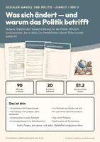 Vorschau - Stundenentwürfe - Sozialer Wandel und Politik – PoWi E-Phase, Bundle - Seite 1