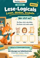 Vorschau - Stundenentwürfe - Lese-Logicals Klasse 1 – 5 Rätsel zum Lesen, Malen und Knobeln | Mit Lösungen - Deckblatt