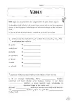 Vorschau - Arbeitsblätter - Verben - Deckblatt