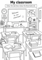 Vorschau - Arbeitsblätter - Ausmalbilder (Englisch) - Seite 1