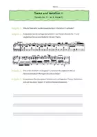 Vorschau - Arbeitsblätter - Thema und Variation - Seite 1
