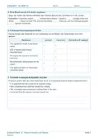 Vorschau - Arbeitsblätter - Arbeitsblatt Englisch Klasse 10 – Passive Infinitive und Passive Gerund anwenden - Seite 2