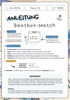 Vorschau - Arbeitsblätter - Beatbox-Match | Kleingruppen-Rhythmusspiel (KLASSE 3–6) - Seite 1